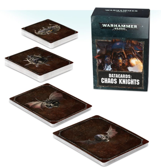 Datacards: Chaos Knights | Game Master's Emporium (The New GME)