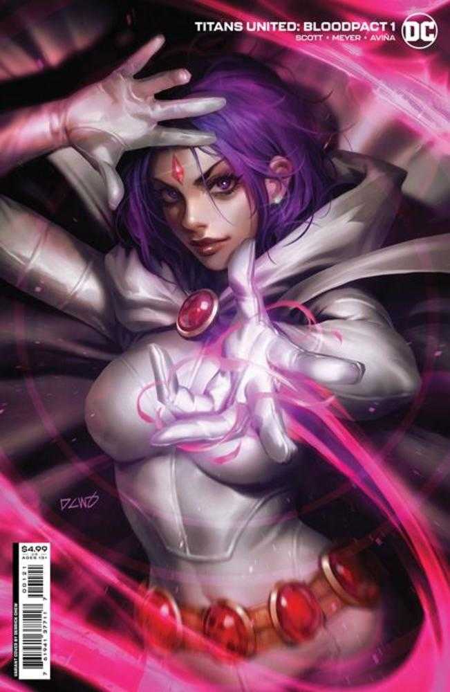 Titans United Bloodpact #1 (Of 6) Cover B Derrick Chew Card Stock Variant | Game Master's Emporium (The New GME)