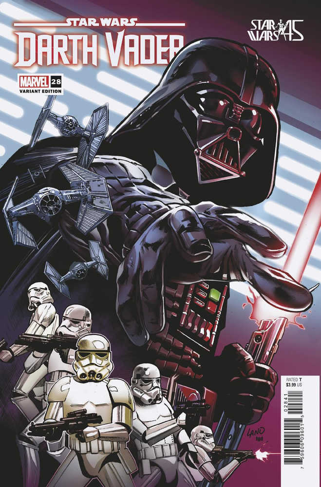 Star Wars Darth Vader #28 Land New Hope 45th Anniversary Variant | Game Master's Emporium (The New GME)