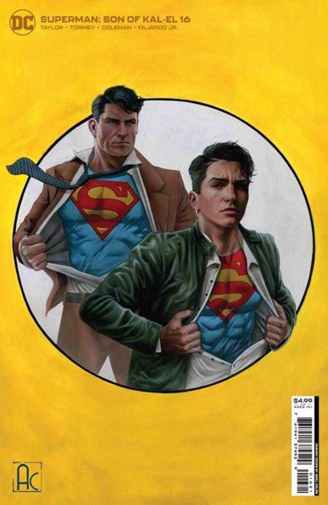 Superman: Son Of Kal-El #16 Cover B Ariel Colon Card Stock Variant (Kal-El Returns) | Game Master's Emporium (The New GME)