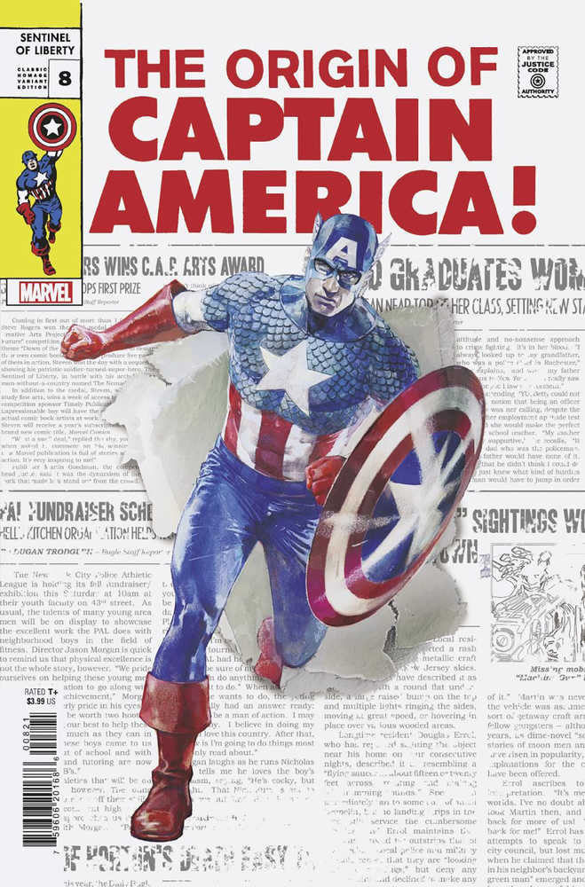 Captain America Sentinel Of Liberty #8 Classic Homage Variant | Game Master's Emporium (The New GME)