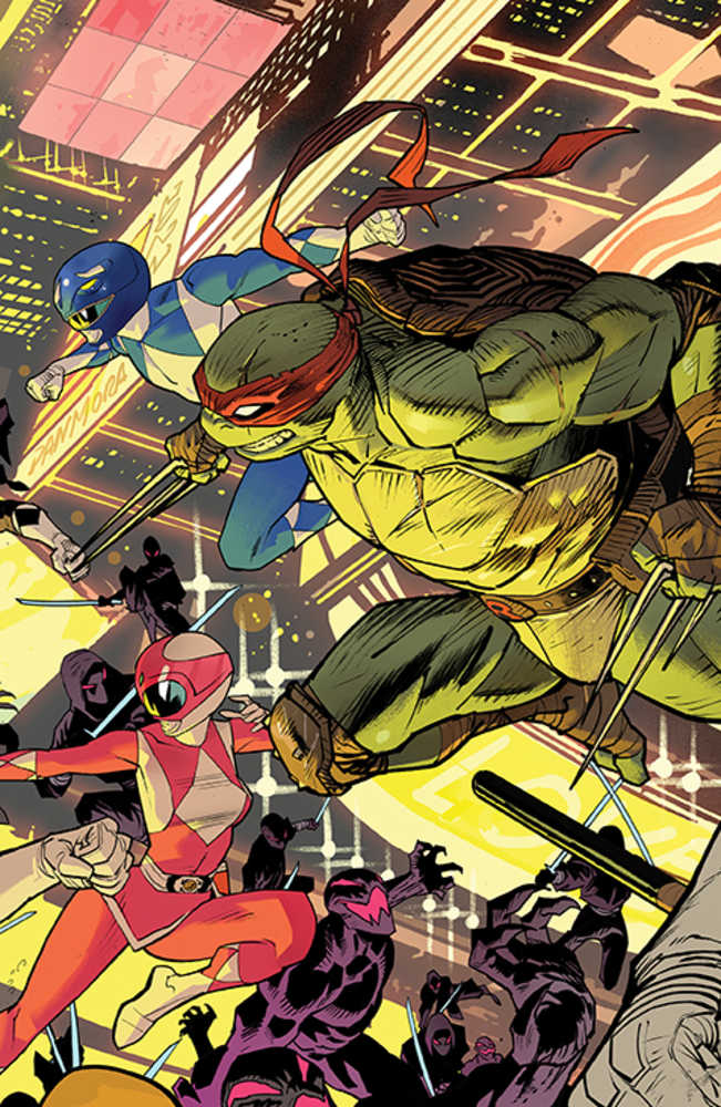 Mmpr Teenage Mutant Ninja Turtles II #1 (Of 5) Cover C Connecting Variant 3 Mora | Game Master's Emporium (The New GME)