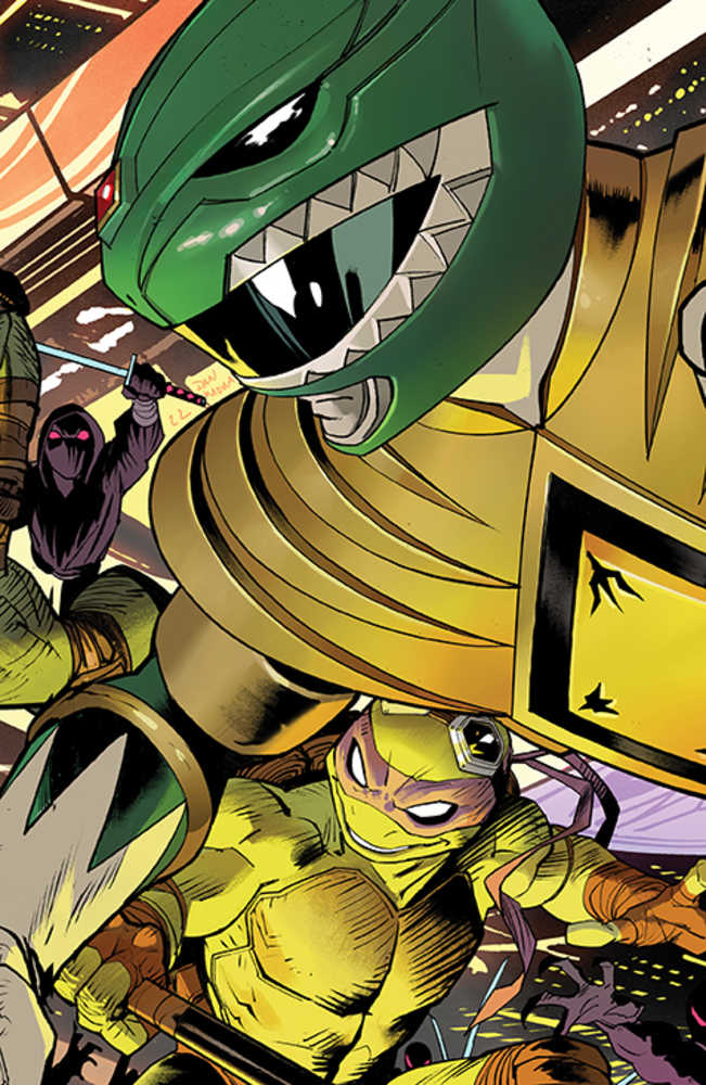 Mmpr Teenage Mutant Ninja Turtles II #1 (Of 5) Cover D Connecting Variant 4 Mora | Game Master's Emporium (The New GME)