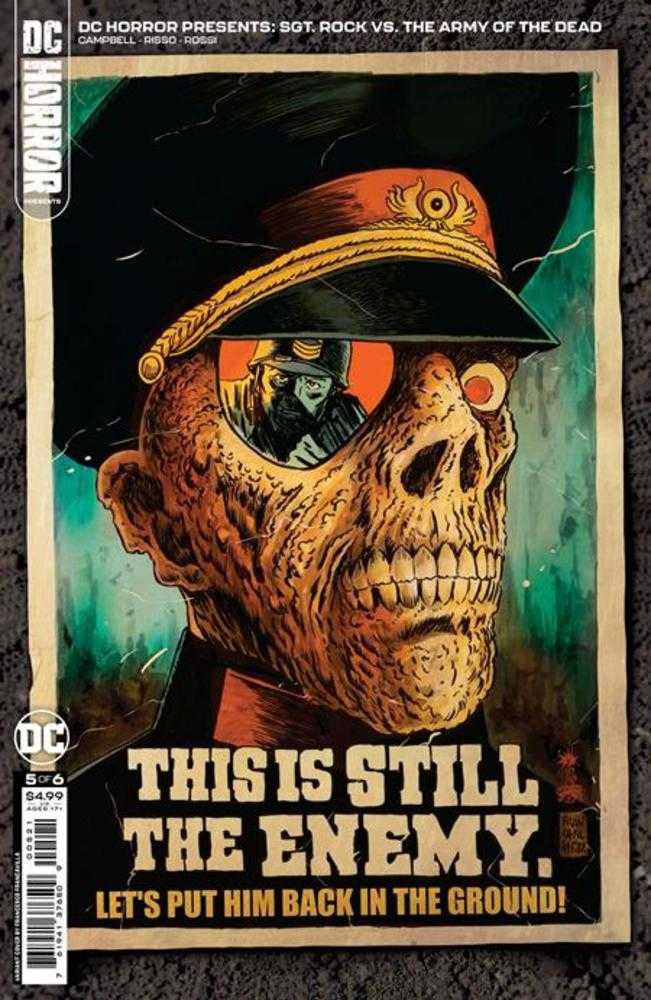 DC Horror Presents Sgt Rock vs The Army Of The Dead #5 (Of 6) Cover B Francesco Francavilla Card Stock Variant (Mature) | Game Master's Emporium (The New GME)