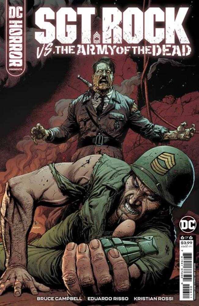 DC Horror Presents Sgt Rock vs The Army Of The Dead #6 (Of 6) Cover A Gary Frank (Mature) | Game Master's Emporium (The New GME)