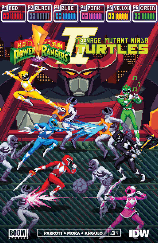 Mmpr Teenage Mutant Ninja Turtles II #3 (Of 5) Cover C Mmpr Variant Sanches | Game Master's Emporium (The New GME)