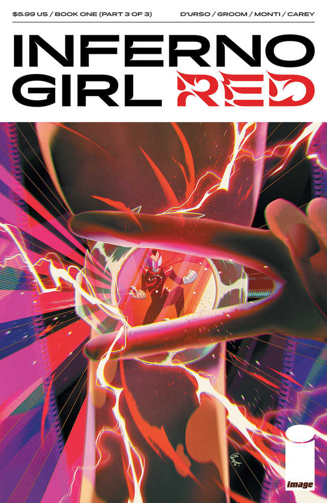 Inferno Girl Red Book One #3 (Of 3) Cover B Monti Mv | Game Master's Emporium (The New GME)