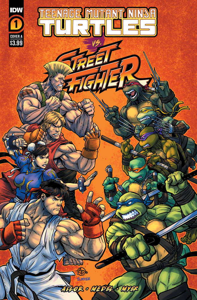 Teenage Mutant Ninja Turtles vs. Street Fighter #1 Cover A (Medel) | Game Master's Emporium (The New GME)