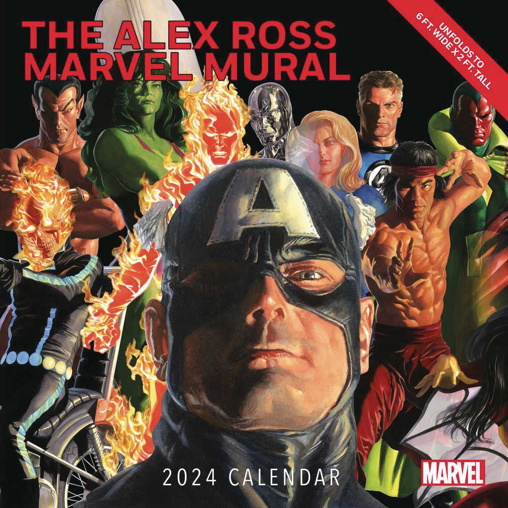 Alex Ross Marvel Mural 2024 Oversized Wall Calendar | Game Master's Emporium (The New GME)