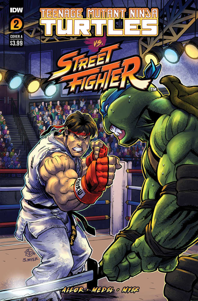 Teenage Mutant Ninja Turtles vs. Street Fighter #2 Cover A (Medel) | Game Master's Emporium (The New GME)