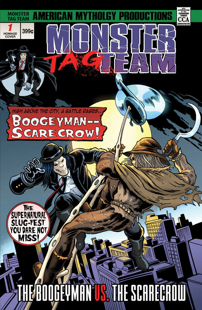 Monster Tag Team Boogeyman vs Scarecrow Cover C Homage | Game Master's Emporium (The New GME)