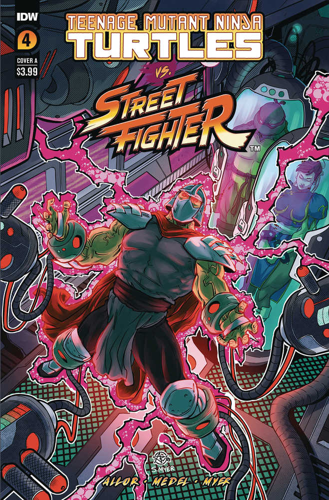 Teenage Mutant Ninja Turtles vs. Street Fighter #4 (Of 5) Cover A Medel | Game Master's Emporium (The New GME)