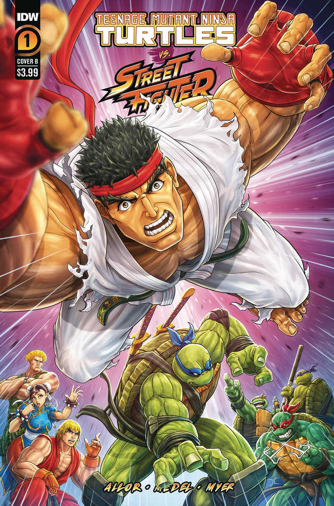 Teenage Mutant Ninja Turtles vs. Street Fighter #4 (Of 5) Cover B Cardy | Game Master's Emporium (The New GME)