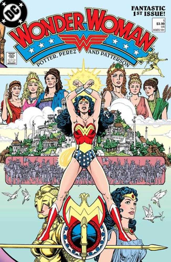 Wonder Woman (1987) #1 Facsimile Edition (2023 Edition) Cover A George Perez | Game Master's Emporium (The New GME)