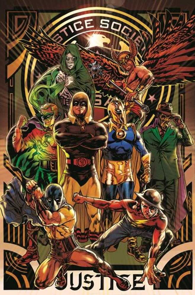Justice Society Of America #8 (Of 12) Cover B Tony Harris Card Stock Variant | Game Master's Emporium (The New GME)
