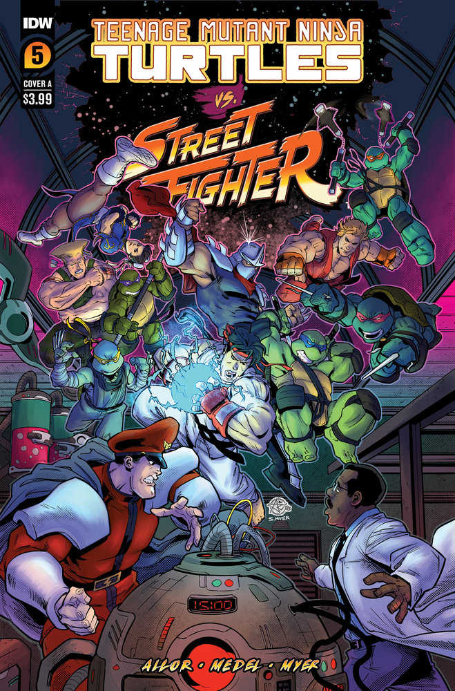Teenage Mutant Ninja Turtles vs. Street Fighter #5 Cover A (Medel) | Game Master's Emporium (The New GME)