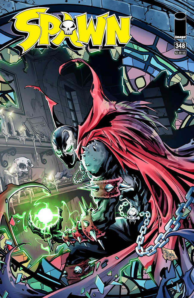 Spawn #348 Cover A Ze Carlos Cardstock | Game Master's Emporium (The New GME)