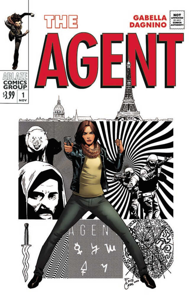 The Agent #1 Cover D Fritz Casas Shield Homage (Mature) | Game Master's Emporium (The New GME)