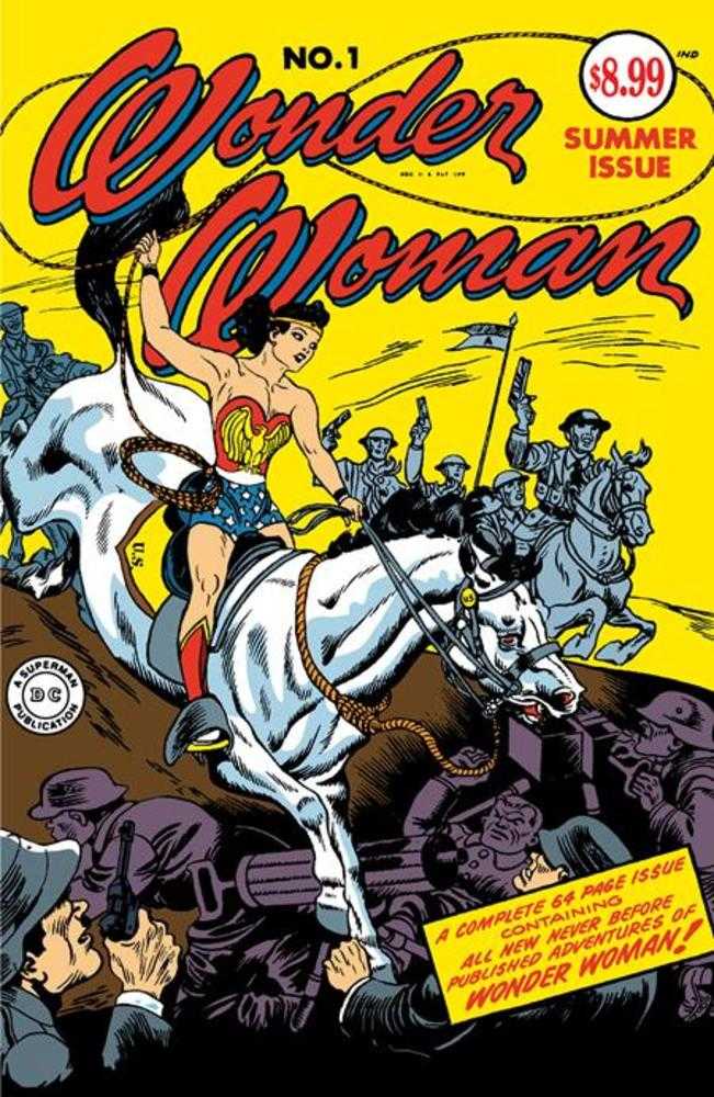 Wonder Woman #1 (1942) Facsimile Edition Cover B Harry G Peter Foil Variant | Game Master's Emporium (The New GME)