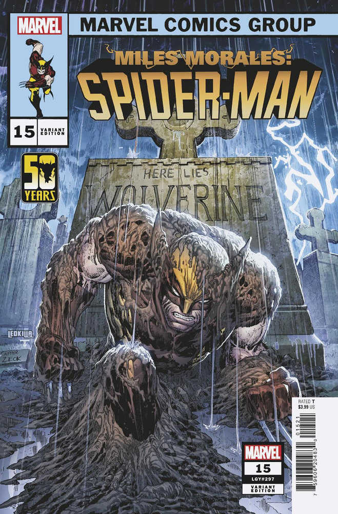 Miles Morales: Spider-Man 15 Ken Lashley Wolverine Wolverine Wolverine Variant [ Gw] | Game Master's Emporium (The New GME)