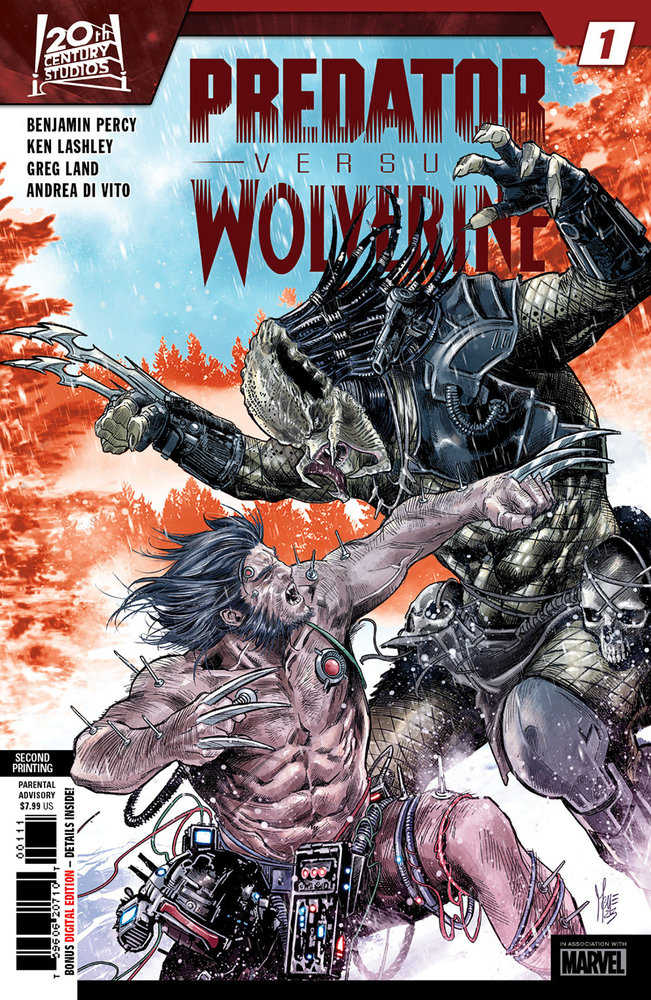 Predator vs. Wolverine 1 Marco Checchetto 2nd Print Variant | Game Master's Emporium (The New GME)