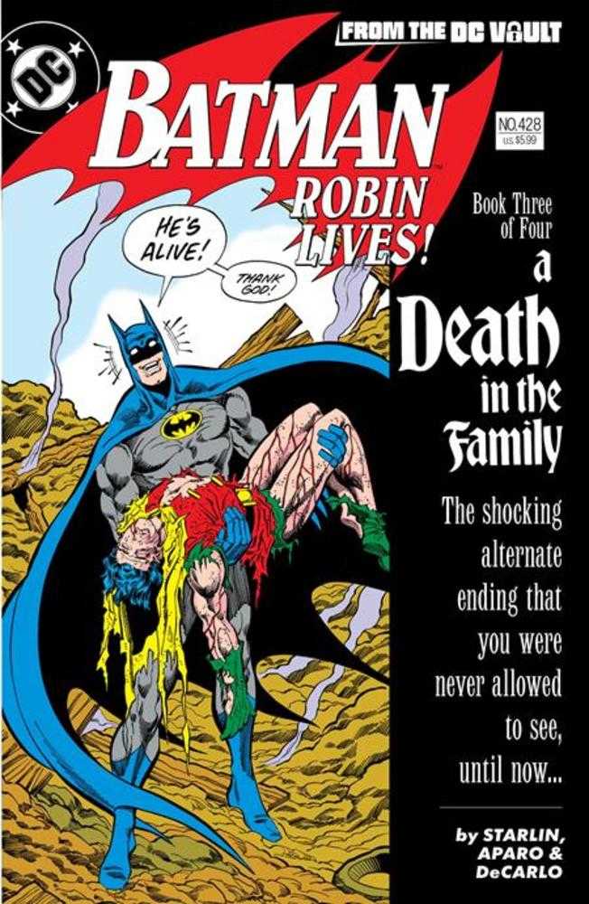Batman #428 Robin Lives (One Shot) 2nd Print Cover B Jim Aparo Card Stock Variant | Game Master's Emporium (The New GME)