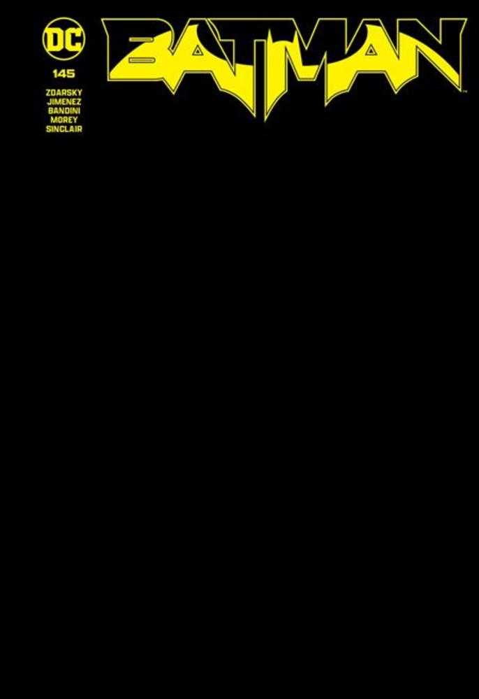 Batman #145 Cover F Black Blank Card Stock Variant | Game Master's Emporium (The New GME)