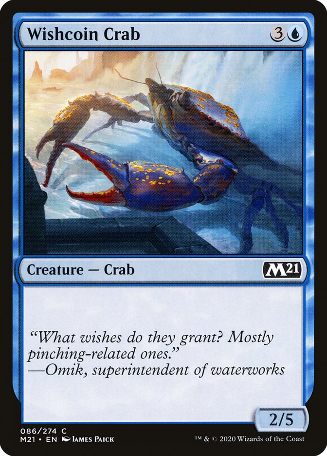 Wishcoin Crab [Core Set 2021] | Game Master's Emporium (The New GME)