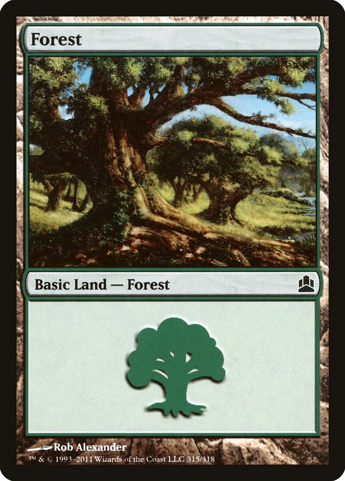 Forest (315) [Commander 2011] | Game Master's Emporium (The New GME)