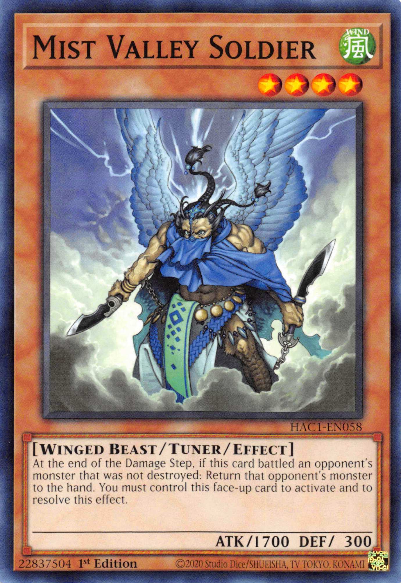 Mist Valley Soldier [HAC1-EN058] Common | Game Master's Emporium (The New GME)