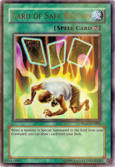 Card of Safe Return [HL07-EN005] Ultra Rare | Game Master's Emporium (The New GME)