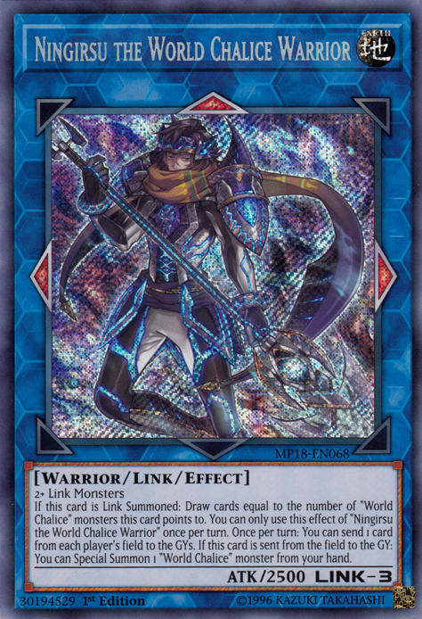 Ningirsu the World Chalice Warrior [MP18-EN068] Secret Rare | Game Master's Emporium (The New GME)