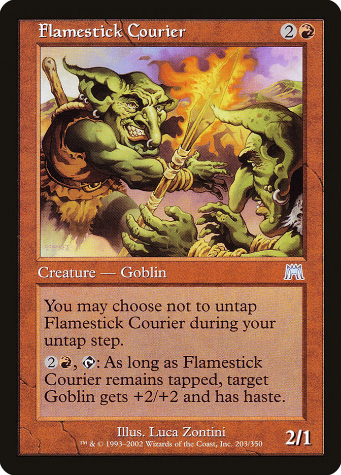 Flamestick Courier [Onslaught] | Game Master's Emporium (The New GME)