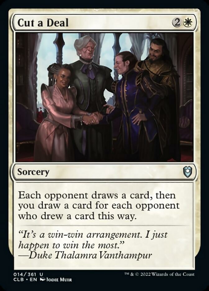 Cut a Deal [Commander Legends: Battle for Baldur's Gate] | Game Master's Emporium (The New GME)