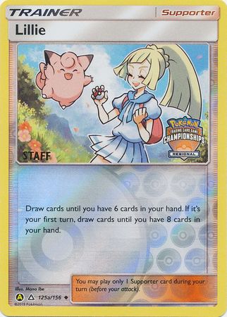 Lillie (125a/156) (Regional Promo Staff) [Sun & Moon: Ultra Prism] | Game Master's Emporium (The New GME)