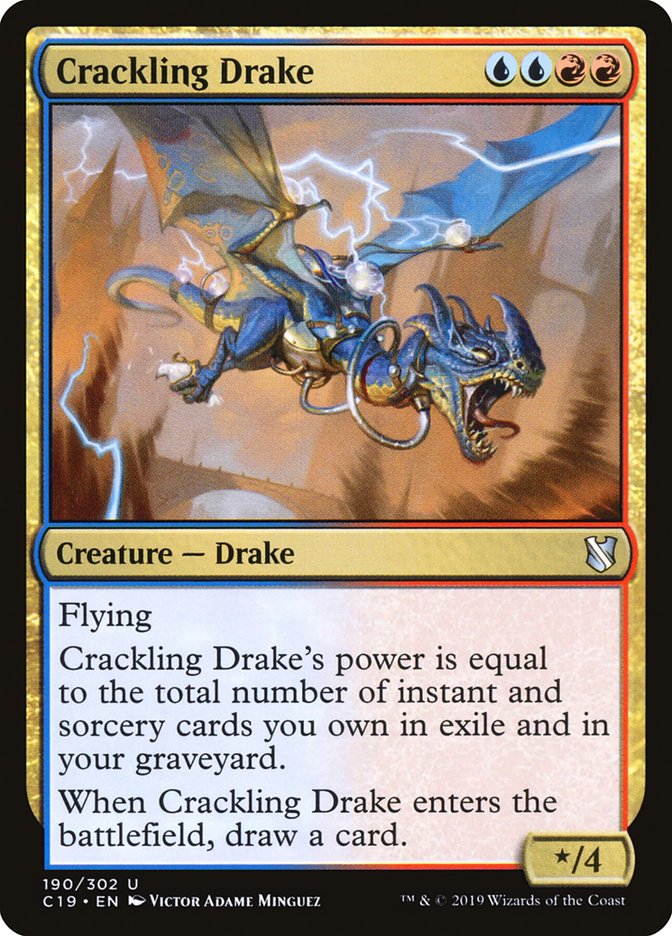 Crackling Drake [Commander 2019] | Game Master's Emporium (The New GME)