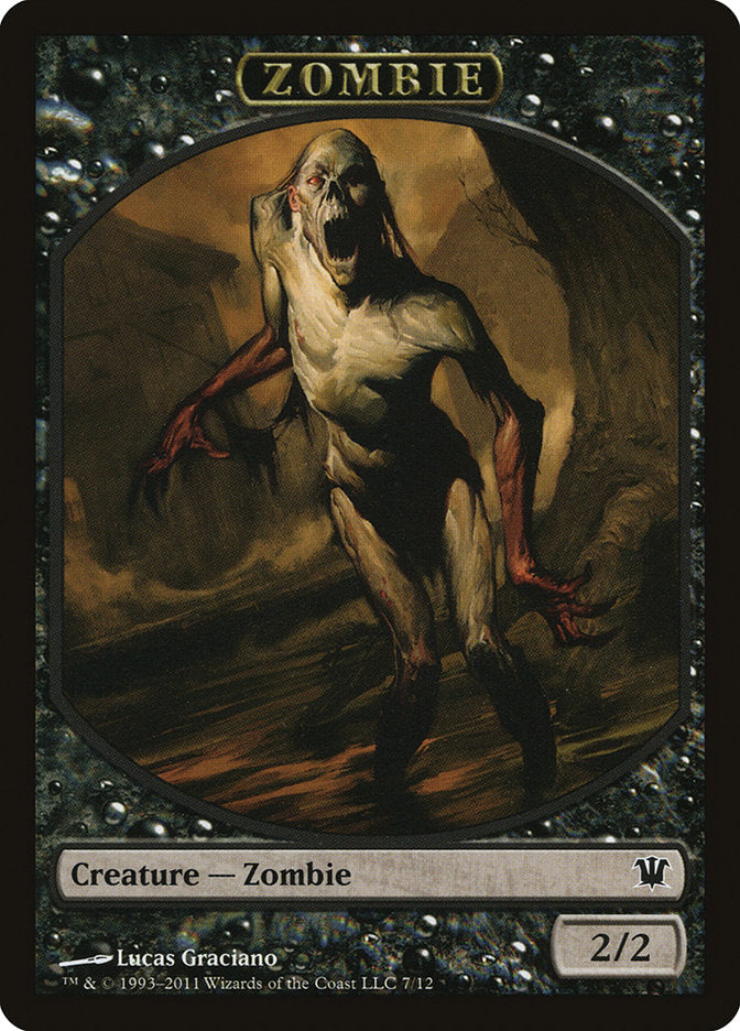 Zombie Token (7/12) [Innistrad Tokens] | Game Master's Emporium (The New GME)