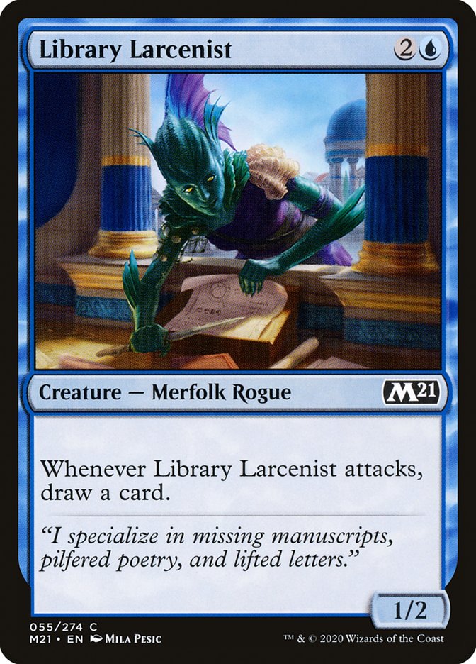 Library Larcenist [Core Set 2021] | Game Master's Emporium (The New GME)