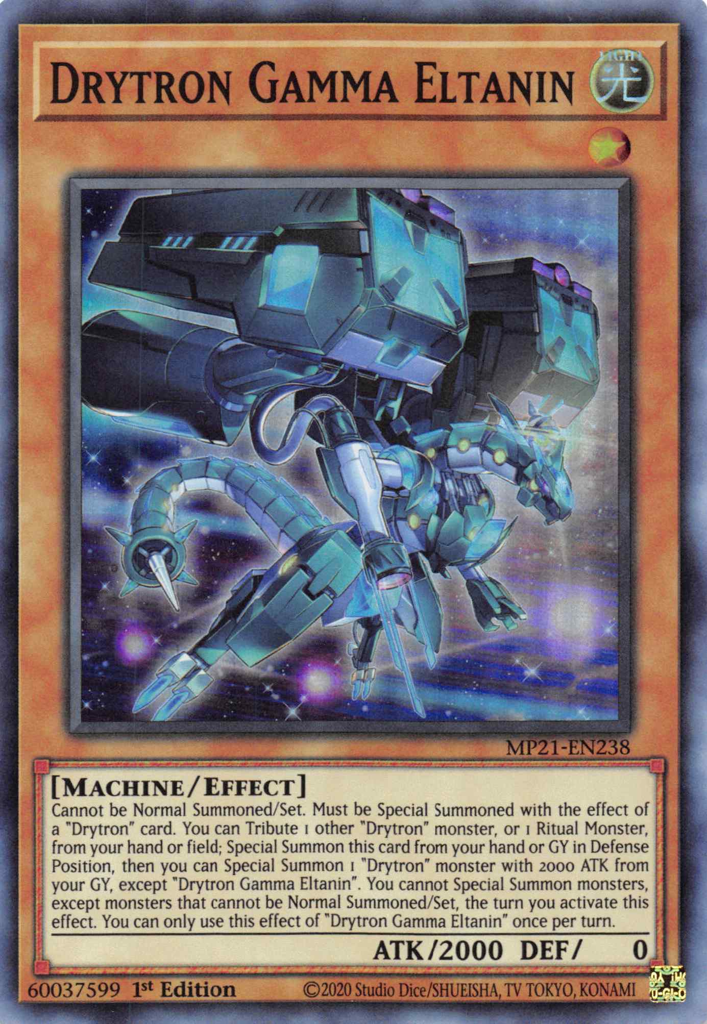 Drytron Gamma Eltanin [MP21-EN238] Super Rare | Game Master's Emporium (The New GME)