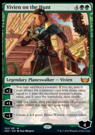 Vivien on the Hunt (Promo Pack) [Streets of New Capenna Promos] | Game Master's Emporium (The New GME)