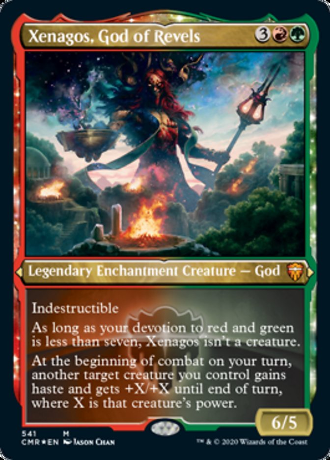 Xenagos, God of Revels (Etched) [Commander Legends] | Game Master's Emporium (The New GME)