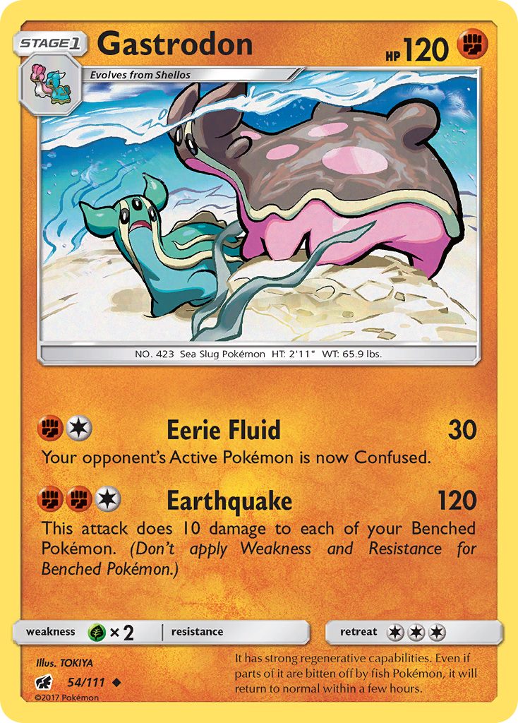 Gastrodon (54/111) [Sun & Moon: Crimson Invasion] | Game Master's Emporium (The New GME)