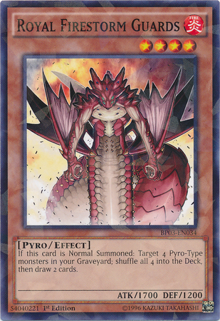 Royal Firestorm Guards [BP03-EN034] Shatterfoil Rare | Game Master's Emporium (The New GME)