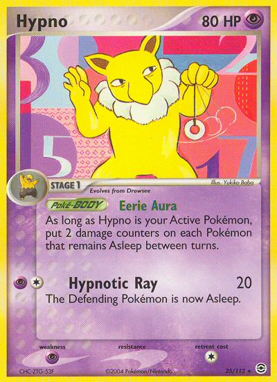 Hypno (25/112) [EX: FireRed & LeafGreen] | Game Master's Emporium (The New GME)
