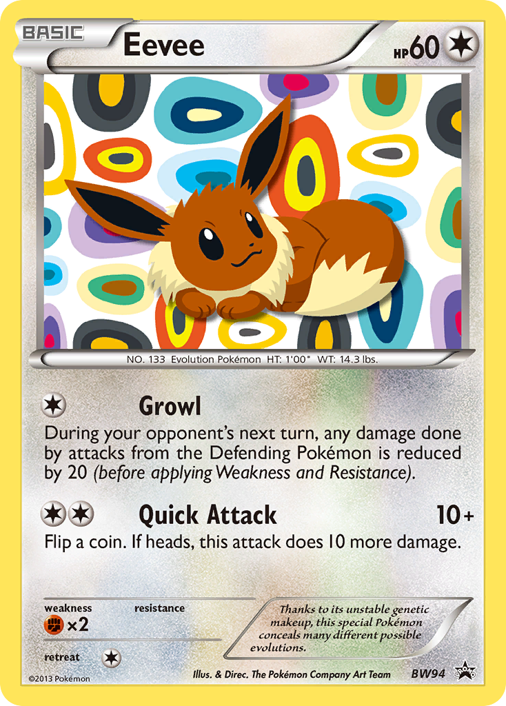 Eevee (BW94) [Black & White: Black Star Promos] | Game Master's Emporium (The New GME)