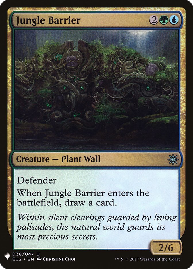 Jungle Barrier [Mystery Booster] | Game Master's Emporium (The New GME)