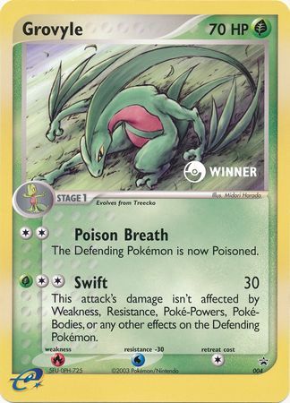 Grovyle (004) (Jumbo Card) [Nintendo: Black Star Promos] | Game Master's Emporium (The New GME)