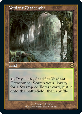 Verdant Catacombs (Retro Foil Etched) [Modern Horizons 2] | Game Master's Emporium (The New GME)