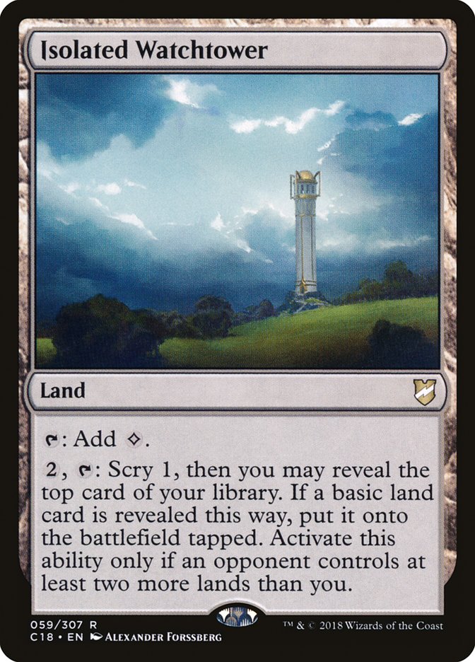 Isolated Watchtower [Commander 2018] | Game Master's Emporium (The New GME)