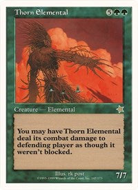 Thorn Elemental (Oversized) [Oversize Cards] | Game Master's Emporium (The New GME)